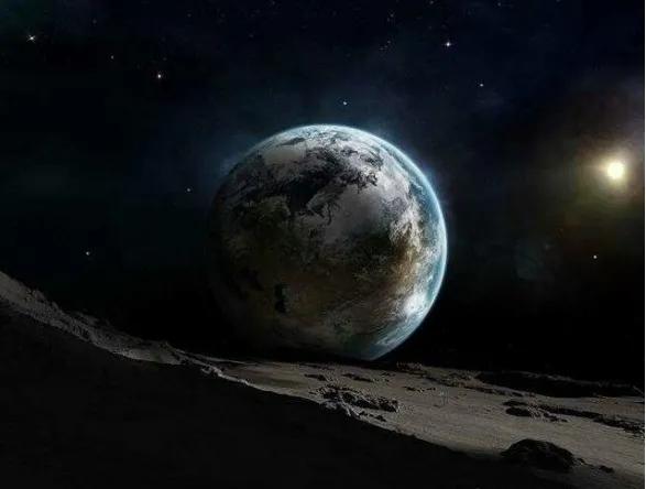 从月球看地球真实照片（从月球看地球为什么可怕）